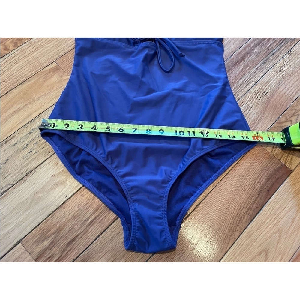 Jones New York Women's Size Medium One-Piece Swimsuit Navy Blue New With Tags - Picture 14 of 15
